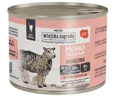 Kačių Maistas - WIEJSKA ZAGRODA Aviena Monoproteininis Drėgnas 200g Be Glitimo