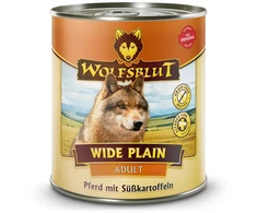 Šunų Maistas - WOLFSBLUT Wide Plain Arklių Mėsa su Saldžiosiomis Bulvėmis 800g