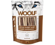 Šunų Skanėstai - Woolf Ilgas Sumuštinis su Menke 100g