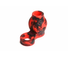 XR Brands Hell Hound Silicone Ball Stretcher Sleeve Raudona 68.6mm