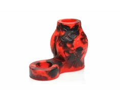 XR Brands Hell Hound Silicone Ball Stretcher Sleeve Raudona 68.6mm