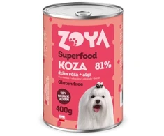 Usorteret Drėgnas Šunų Maistas - ZOYA Supermaistas Su Ožkos Mėsa 400g