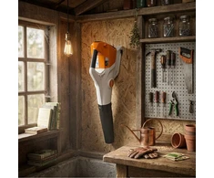 Garageprintslt STIHL BGA110 lapų pūstuvas sieninis laikiklis, garažo saugojimas, furgonas, sandėlis