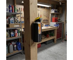 Garageprintslt Universalus purškimo skardinių laikiklis sienai garaže, dirbtuvėse, furgone