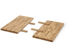 APEX &amp; RADUS išskleidžiamas masyvo medienos stalas - 85/40 cm