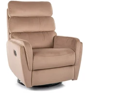 Sofa Signal Meble „Argos“ aksominis atlošiamas fotelis