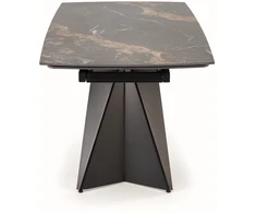 ARMANI extension table, juodas marble / juodas