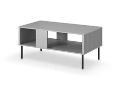 ASENSIO LAW-1 coffee table, light pilkas / juodas