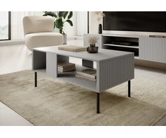 ASENSIO LAW-1 coffee table, light pilkas / juodas