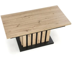 BARETTI coffee table, artisan oak / juodas
