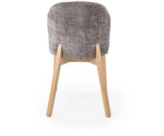 BASSO chair honey oak / CREMONA 96 (pilkas)