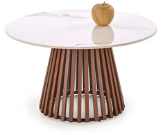 CARINA c.table beige marble / walnut