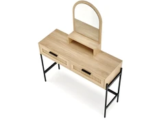 CARMEN console table, natural / juodas