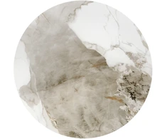 CECILIA_S coffee table, marble / pilkas / auksinis