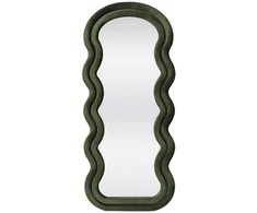 CONFETTO standing mirror or wall mirror, olive