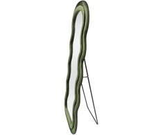 CONFETTO standing mirror or wall mirror, olive