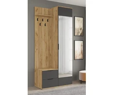 CORAL hall system auksinis oak / antracite