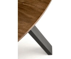 DANILO table walnut/juodas