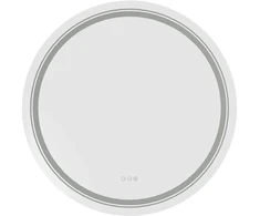DOVER 80 bathroom wall mirror, sidabrinis