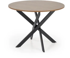 EDGAR table, top - walnut, legs - juodas
