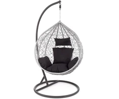 EGGY garden chair juodas / pilkas