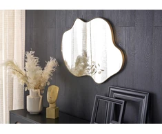 ESSENT wall mirror, auksinis