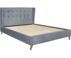 ESTELLA lova 160 cm, pilka
