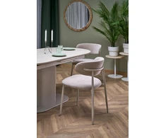 FALONE extension table, color: travertine / cashmere