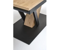 FANIS extension table, natural / juodas