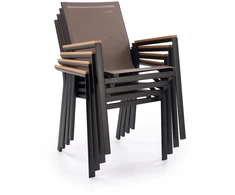 FIERRO chair, juodas/pilkas/ruda