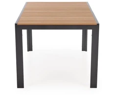 FIERRO rectangle table, ruda /juodas