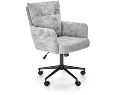 FLORES swivel armchair, light pilkas