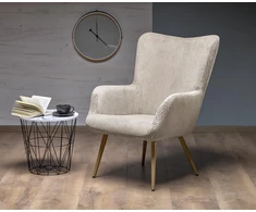 Fotelis AMARO leisure chair, cream