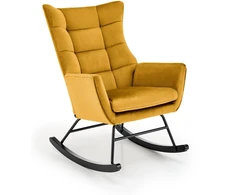 Fotelis BAZALTO char mustard