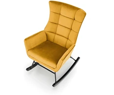 Fotelis BAZALTO char mustard