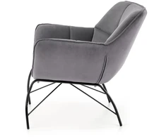 Fotelis BELTON leisure chair color: pilkas