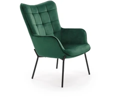 Fotelis CASTEL l. chair dark žalias
