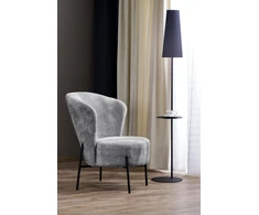 Fotelis CEZAR l.chair, pilkas