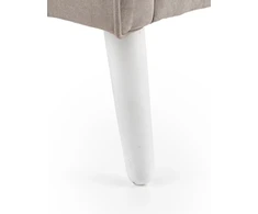 Fotelis CHESTER sef of legs, color: baltas