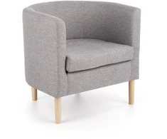 Fotelis CLUBBY chair, color: pilkas