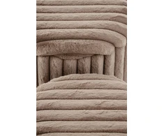 Fotelis FIDO set of two stools: color: cappuccino / auksinis