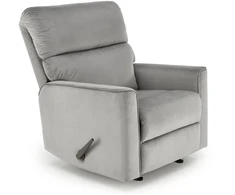 Fotelis KARIM recliner, pilkos spalvos