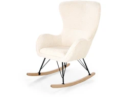 Fotelis LIBERTO 2 leisure armchair cream / juodas / natural
