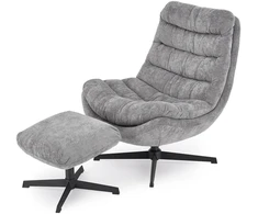 Fotelis OLYMPIC leisure chair pilkas