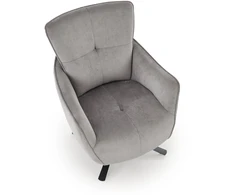 Fotelis SCAMPI leisure chair, pilkas