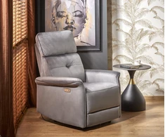 Fotelis SEMIR leisure chair, pilkas