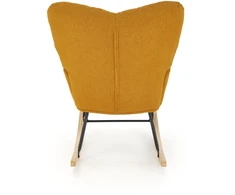Fotelis VASCO rocking chair, mustard