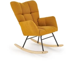 Fotelis VASCO rocking chair, mustard