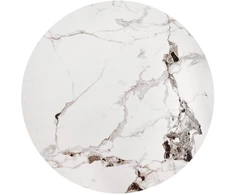 GORETTI coffee table, baltas marble / juodas
