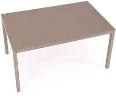HOVER garden table, beige / cappuccino